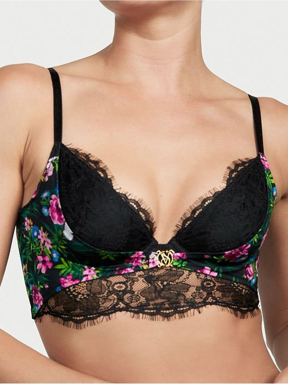 Very Sexy
Moonlit Garden Print Black So Obsessed Unlined Corset Top View 2